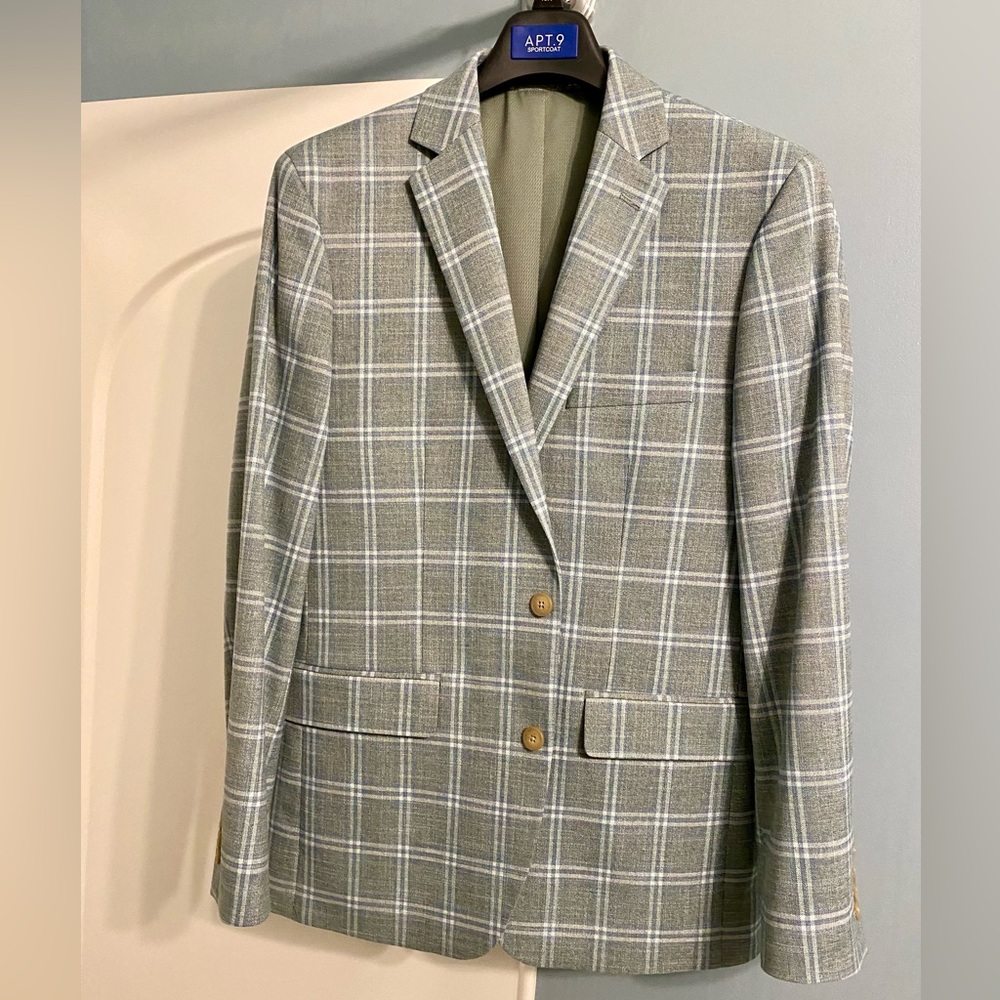 Slim Fit Sport Coat/ Suit Jacket